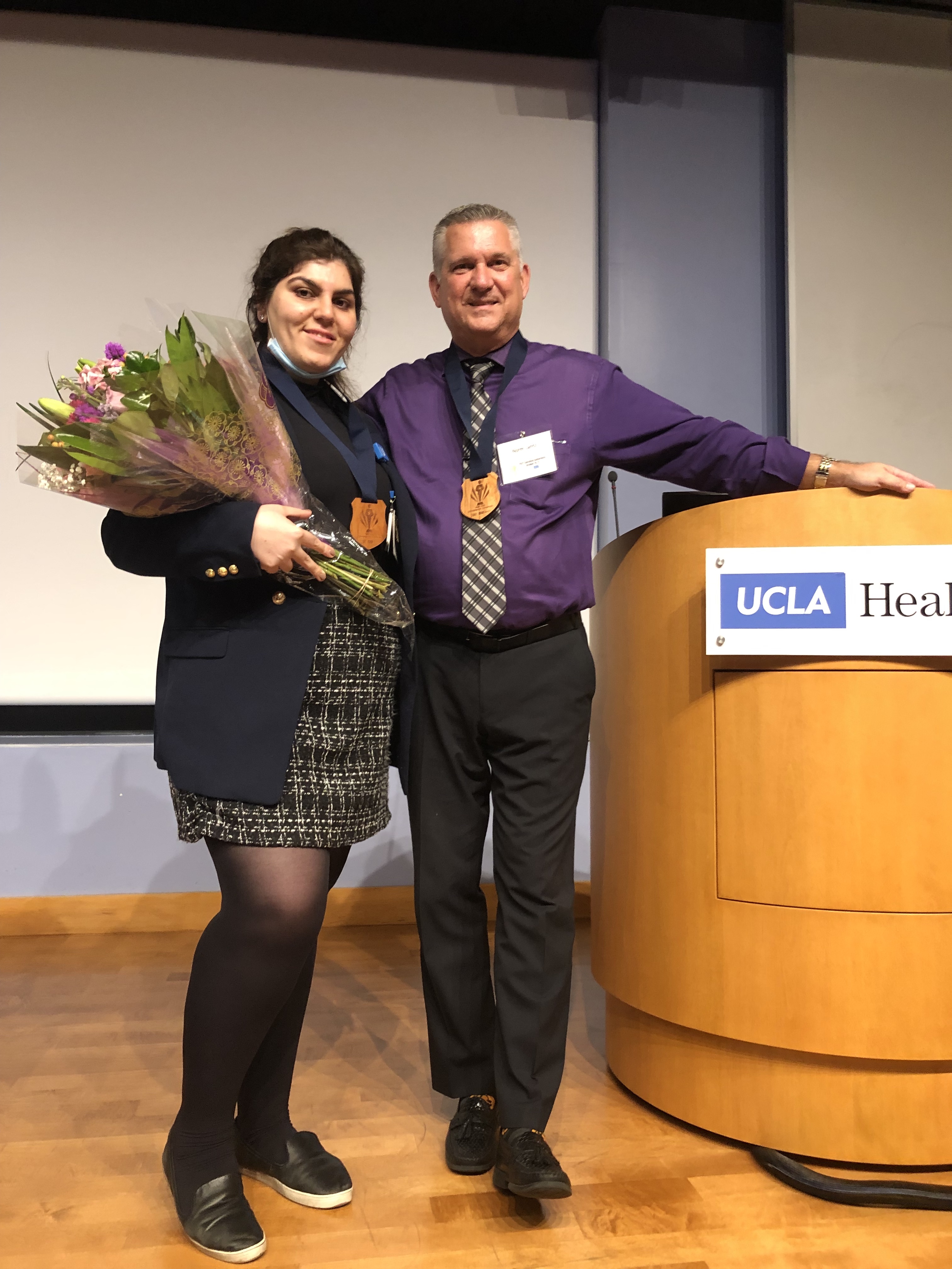 Norm Lantz and Anush Arakelyan, UCLA Health
